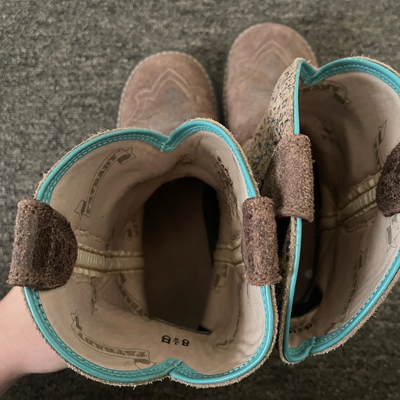 Ariat Woman’s Fatbaby Heritage Harmony Western Cowboy Boots 8 1/2 B rodeo - Picture 6 of 9